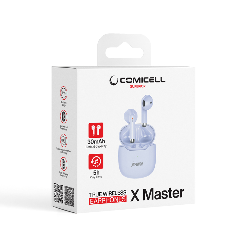 Slusalice bluetooth Comicell Superior X Master ljubicaste - Image 2