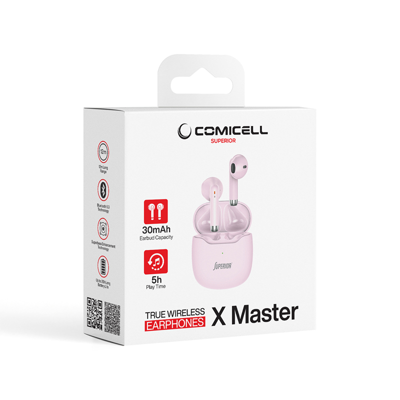Slusalice bluetooth Comicell Superior X Master pink - Image 2